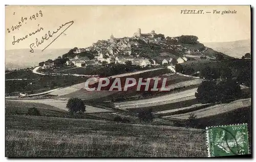 Cartes postales Vezelay Vue Generale