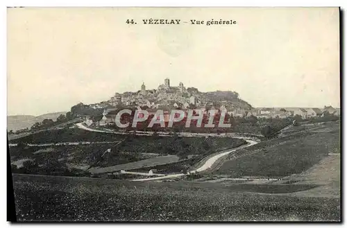 Cartes postales Vezelay Vue Generale