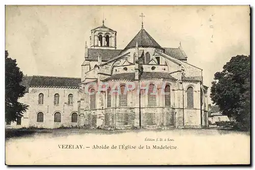 Cartes postales Vezelay Abside de L&#39Eglise de la Madeleine