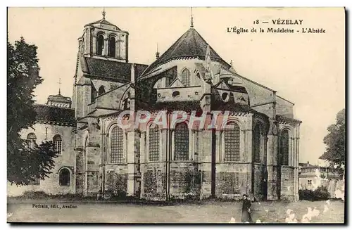 Cartes postales Vezelay L&#39Eglise de la Madeleine L&#39Abside