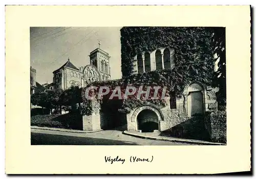 Ansichtskarte AK Vezelay Basilique de la Madeleine et la maison Romane