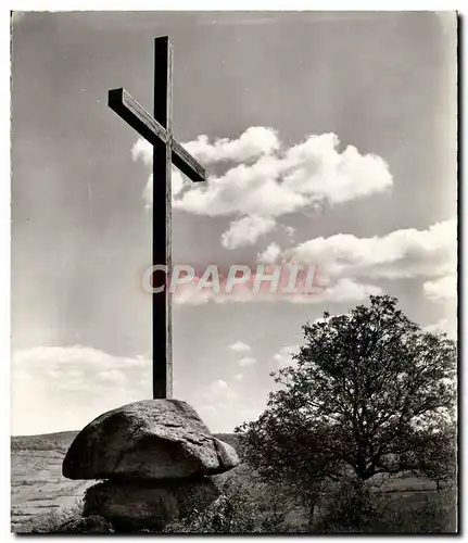 Moderne Karte Vezelay La Croix de la Cordelle