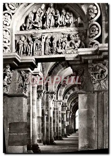 Moderne Karte Vezelay La Basilique de la Madeleine nef laterale sud