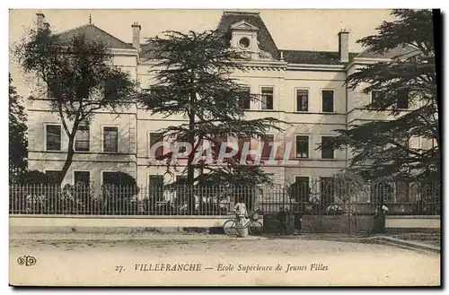 Cartes postales Villefranche Ecole superieure de jeunes filles