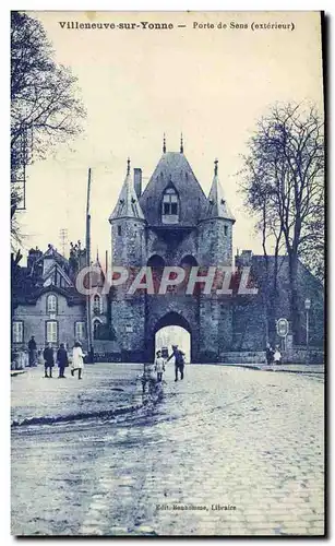 Cartes postales Villeneuve Sur Yonne Porte De Sens