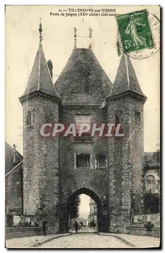 Cartes postales Villeneuve Sur Yonne Porte De Joigny