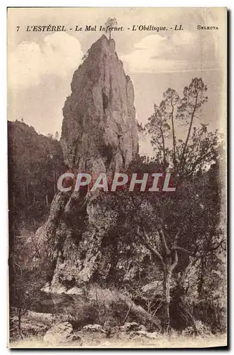 Cartes postales L'Esterel Le Mal Infernet L'Obelisque