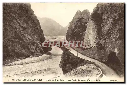 Ansichtskarte AK Haute Vallee Du Var Pont De Gueydan La Porte Du Haut Var