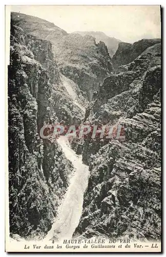 Ansichtskarte AK Haute Vallee Du Var Le Var Dans Les Gorges De Guillaumes Et Du Var