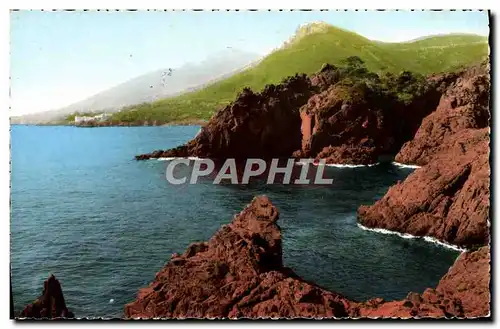 Cartes postales moderne La Corniche D&#39Or Rochers Rouges Du Trayas