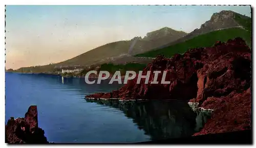 Cartes postales moderne Route De La Corniche D'Or Les Rochers Du Trayas