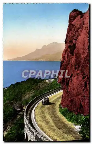 Cartes postales moderne La Cote d'Azur La Corniche d'Or La Route Du Bord De Mer Entre Theoule Et Le Trayas
