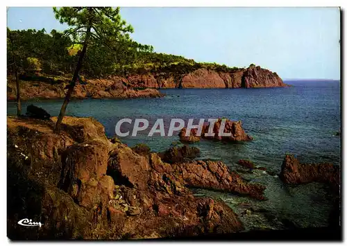 Cartes postales moderne L&#39Esterel La Corniche D&#39Or Roches Rouges