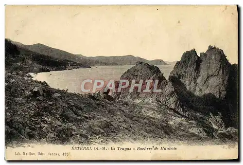 Cartes postales Esterel Le Trayas Rochers De Maubois
