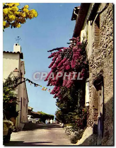 Moderne Karte La Cote Des Maures Grimaud Une Rue Du Village