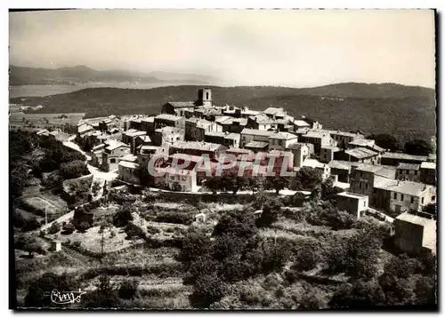 Moderne Karte Cote d&#39Azur Gassin Vue Aerienne Du Village