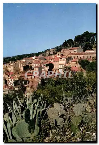 Moderne Karte La Cote d&#39Azur Varois Bormes Les Mimosas Vue Generale