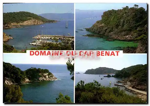 Cartes postales moderne La Cote d&#39Azur Bormes Les Mimosas Domane Du Cap Benat Port du Pradet Cap Blanc Grande Calanqu