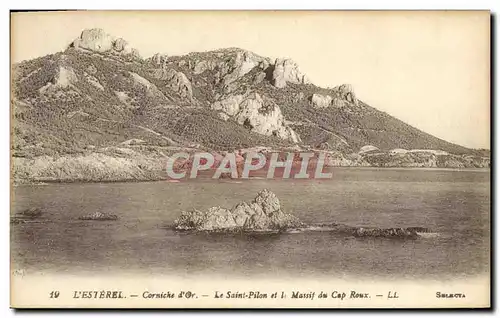 Ansichtskarte AK L&#39Esterel Corniche d&#39Or Le Saint Pilon Et Massif Du Cap Roux