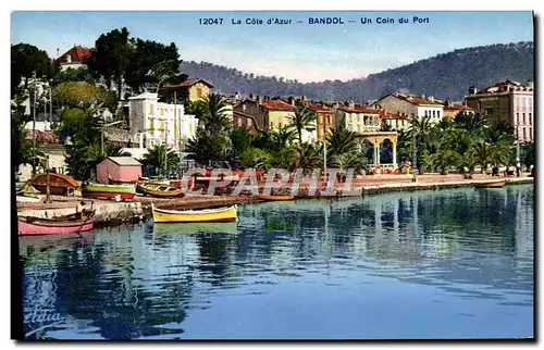 Ansichtskarte AK La Cote D&#39Azur Bandol Un Coin Du Port