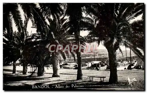 Cartes postales Bandol Allees De Palmiers