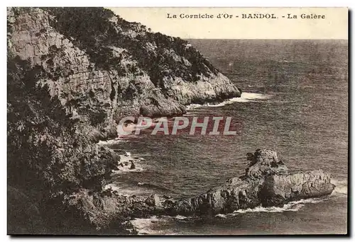 Cartes postales La Corniche D&#39Or Bandol La Galere