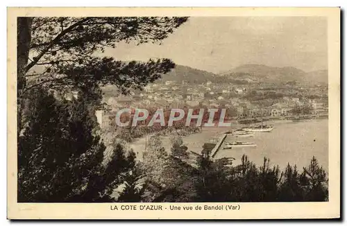 Cartes postales La Cote d&#39Azur une Vue De Bandol