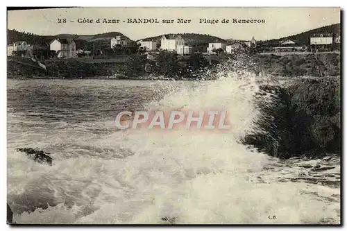 Cartes postales Cote d'Azur Bandol Sur Mer Plage De Renecros