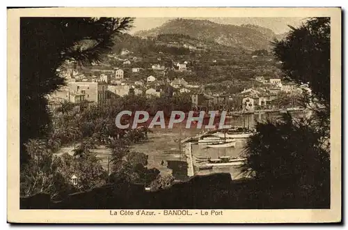 Cartes postales La Cote d'Azur Bandol Le Port Bateaux