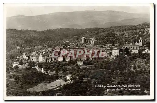 Cartes postales Callian Vue Generale Prise De Montauroux