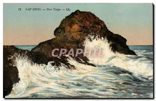 Cartes postales Cap Brun Gros Temps