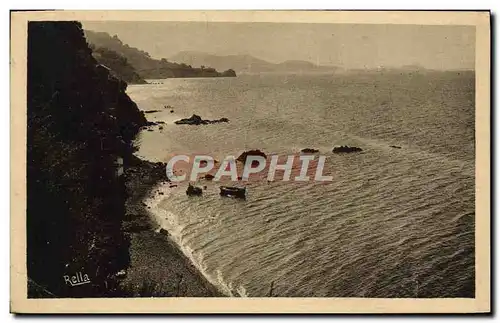 Cartes postales Toulon Cap Brun Crepuscule Argente