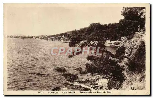 Ansichtskarte AK Toulon Cap Brun Promenade Du Bord De Mer