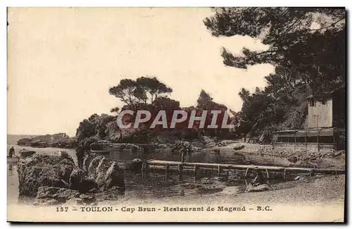 Cartes postales Toulon Le Cap Brun Restaurant De Magaud