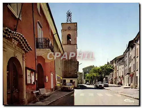 Cartes postales moderne Carnoules la Mairie Et La Rue Principale