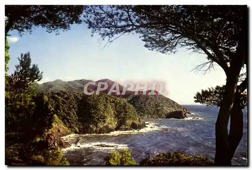 Moderne Karte Lumiere Et Beaute De La Cote d&#39Azur Falaises Tourmentees De La Mediterranee