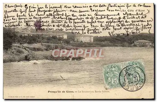 Cartes postales Presqu'ile de Giens Le Sanatorium Renee Sabran
