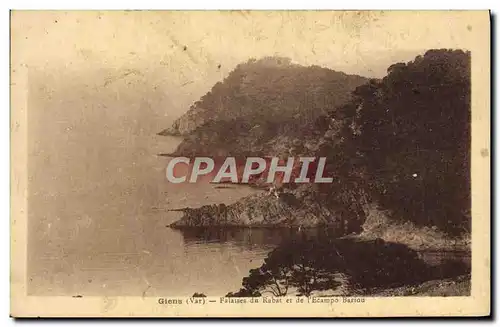 Cartes postales Giens Falaises Du Rabat et de I'Ecampo Bariou