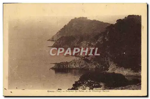 Cartes postales Giens Falaises Du Rabat et de I&#39Ecampo Bariou