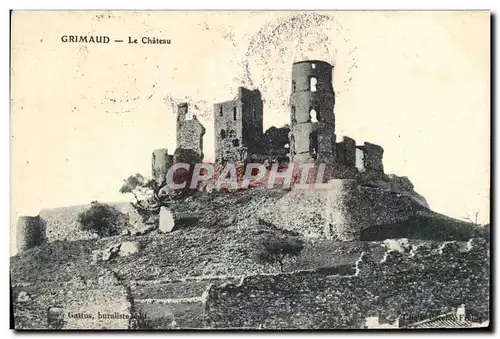 Cartes postales Grimaud Le Chateau