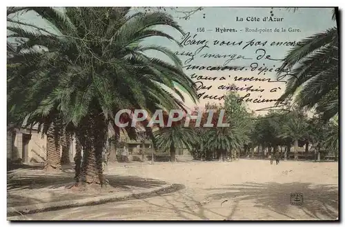 Cartes postales Hyeres Rond Point de La Gare