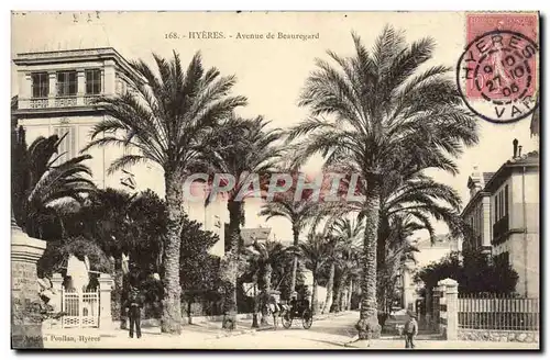 Cartes postales Hyeres Avenue De Beauregard