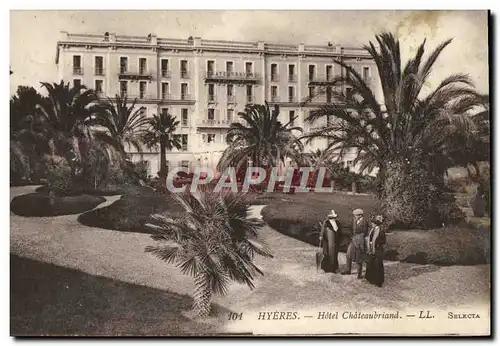 Cartes postales Hyeres Hotel Chateaubriand