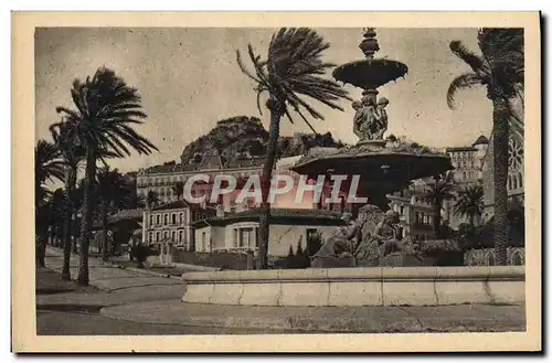 Cartes postales Hyeres Les Palmiers Fontaine Godillot