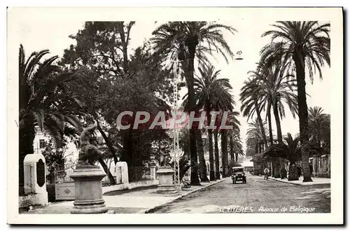 Cartes postales Hyeres Avenue de Belgique