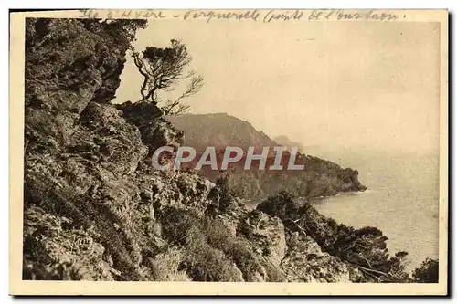 Cartes postales Les Iles d&#39Hyeres Porquerolles Vue sur la Pointe de I&#39Oustaou de Diou et le grand Seraine