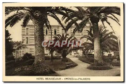 Cartes postales Hyeres les Palmiers Hotel Beausejour