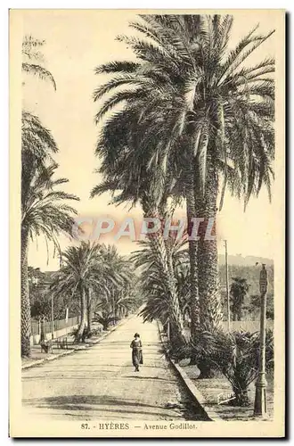 Cartes postales Hyeres Avenue Godillot