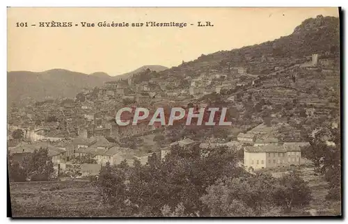 Cartes postales Hyeres Vue Generale sur I&#39Hermitage