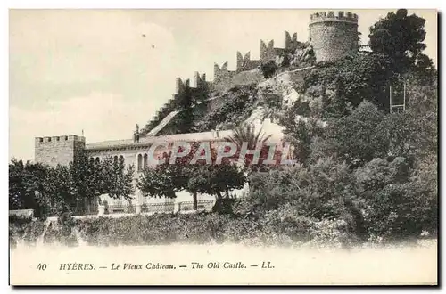 Ansichtskarte AK Hyeres Le vieux Chateau